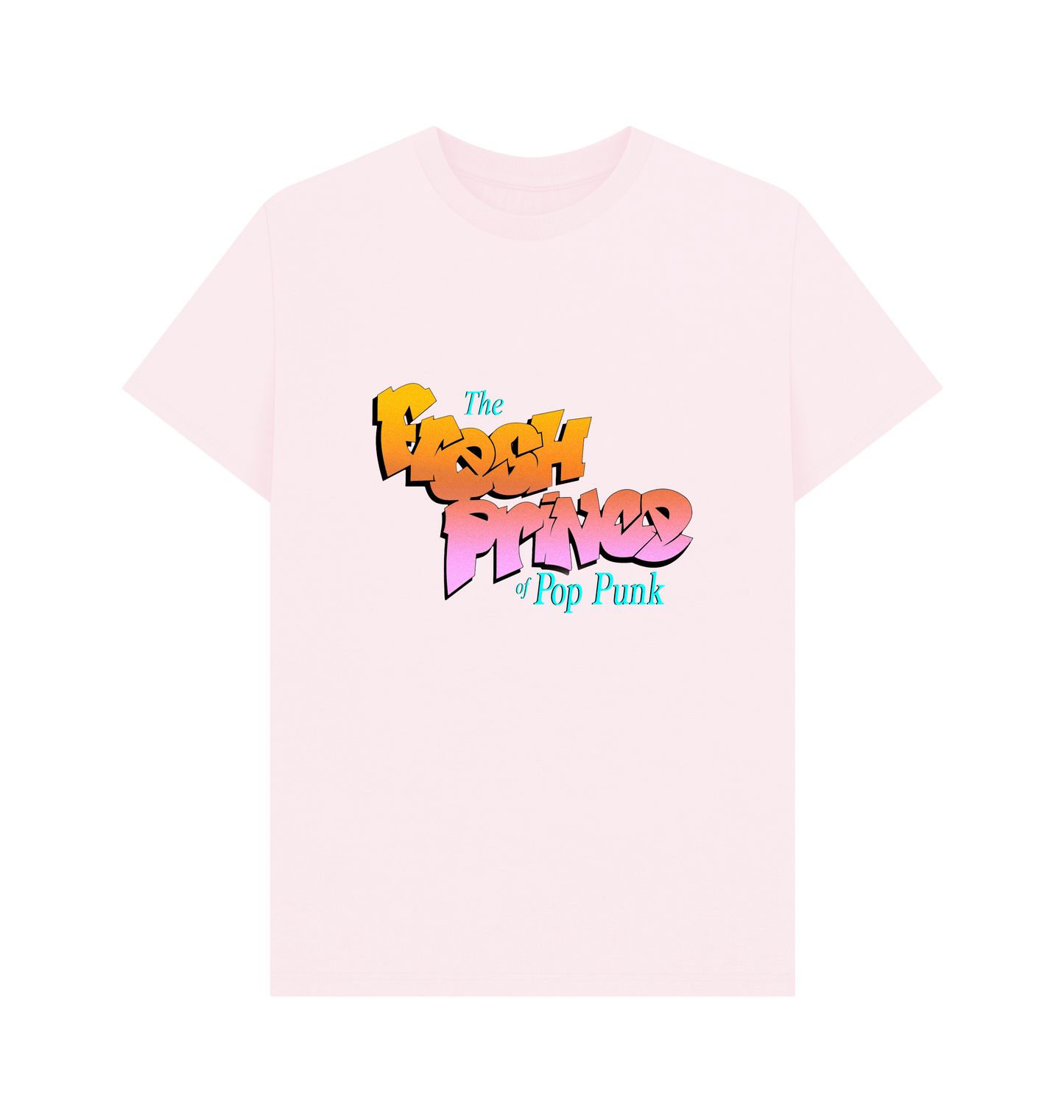 Pink Printed T-shirt Front